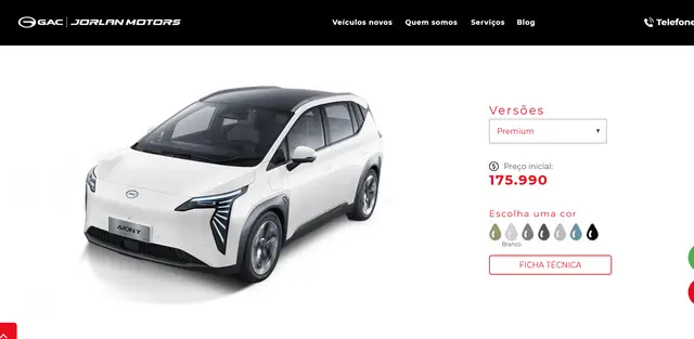 Carro GAC Aion Y 2025 Premium