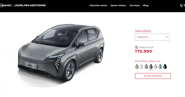 Carro GAC Aion Y 2025 Premium