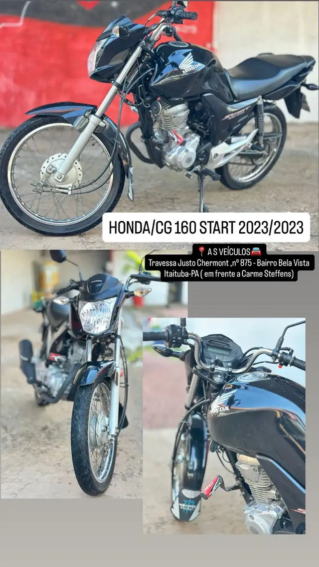 Moto Honda CG 160 2023 Start