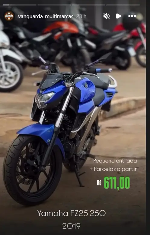 Moto Yamaha YS 250 Fazer 2019 ABS