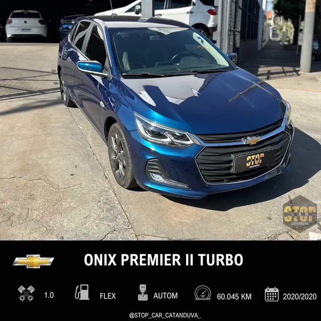 Carro Chevrolet Onix 2020 Premier II 1.0 Turbo (Flex) (Aut)