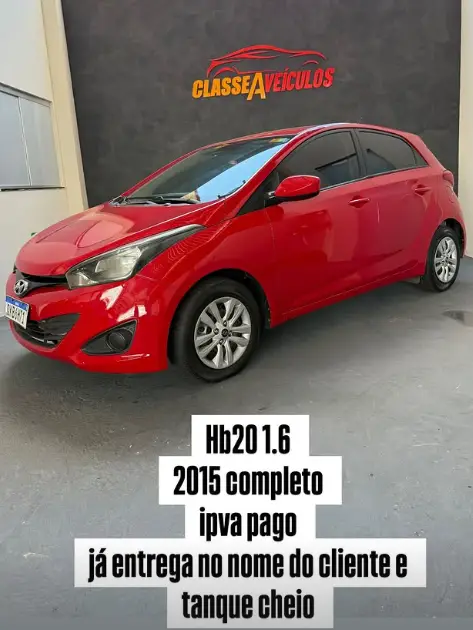 Carro Hyundai HB20 2015 1.6 Premium (Aut) (Flex)