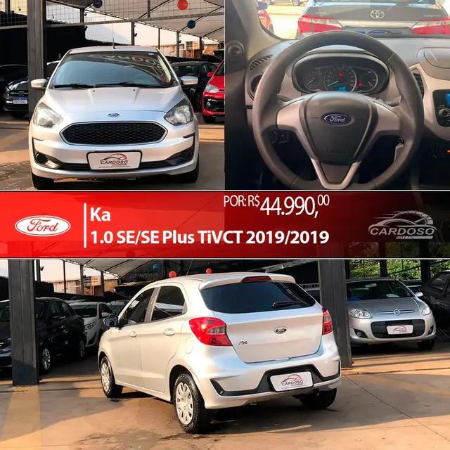 Carro Ford Ka 2019 1.0 SE Plus (Flex)