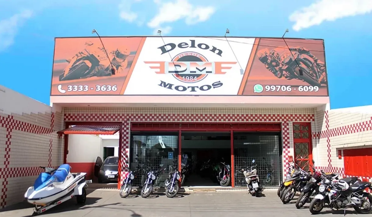 Fachada da loja DELON MOTOS - Araraquara - SP