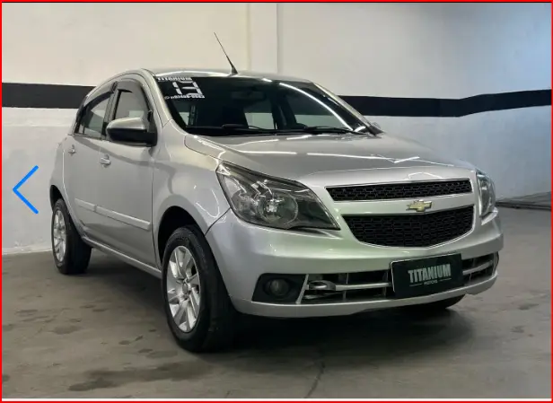 Carro Chevrolet Agile 2013 LT 1.4 8V (Flex)