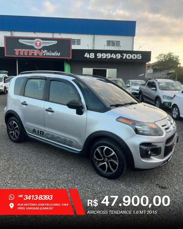 Carro Citroën Aircross 2015 Tendance 1.6 16V (Flex)