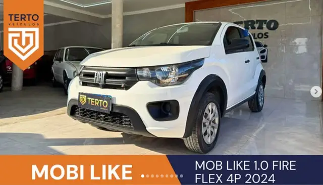 Carro Fiat Mobi 2024 Like 1.0