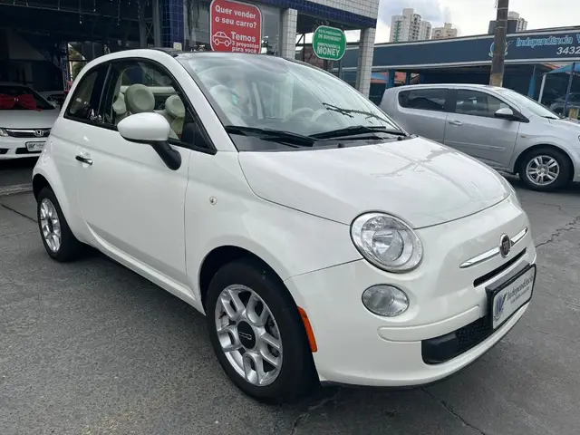 Carro Fiat 500 2014 Cabrio Dualogic 1.4 Evo (Flex)