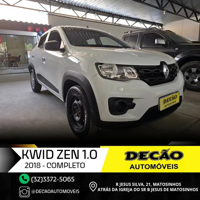 Carro Renault Kwid 2018 Zen 1.0 12v SCe (Flex)