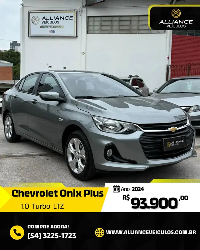 Carro Chevrolet Onix Plus 2024 LTZ 1.0 Turbo (Aut.)