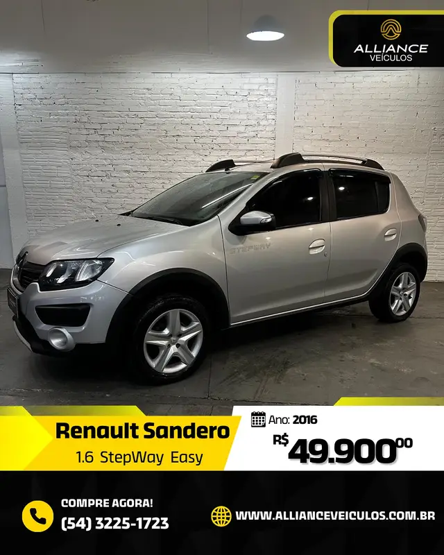 Carro Renault Sandero Stepway 2016 1.6 8V Easy-R (Flex)