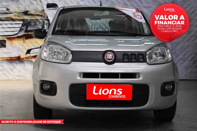 Carro Fiat Uno 2016 Attractive 1.0 (Flex) 4p