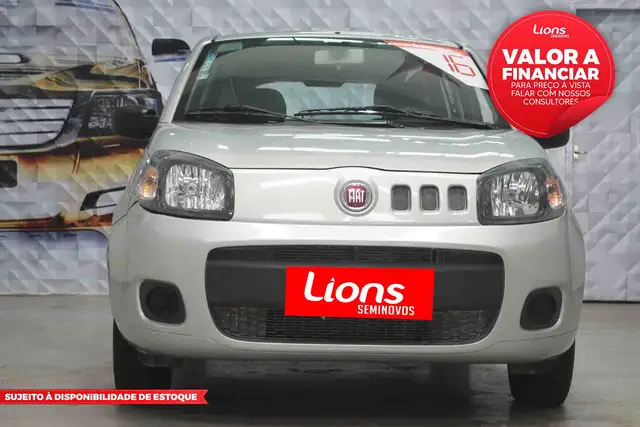 Carro Fiat Uno 2016 Vivace Celeb. 1.0 8V (Flex) 4p