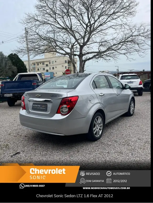 Carro Chevrolet Sonic Sedan 2012 LTZ