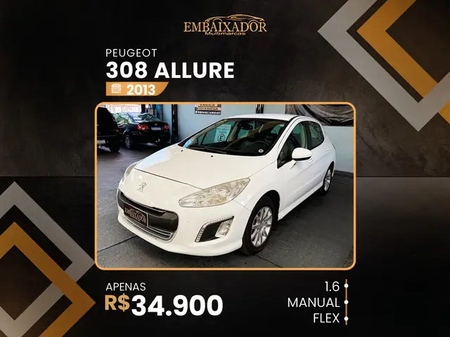 Carro Peugeot 308 2013 Allure 1.6 16v (Flex)