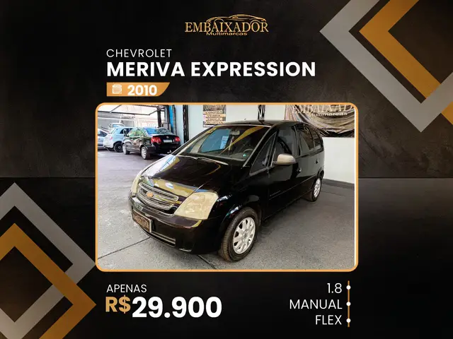 Carro Chevrolet Meriva 2010 Premium 1.8 (Flex)