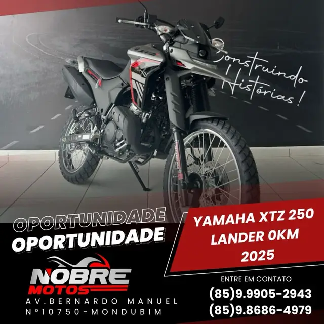 Moto Yamaha XTZ 250 Lander 2025 Connected