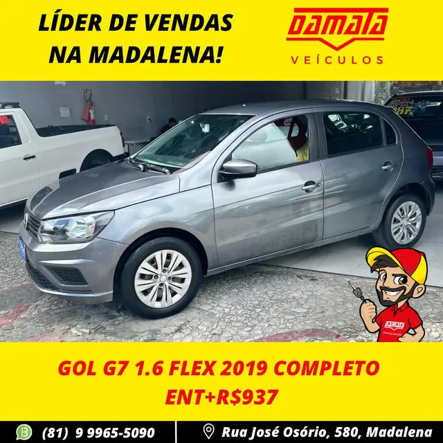Carro Volkswagen Gol 2019 1.6 MSI (Flex)