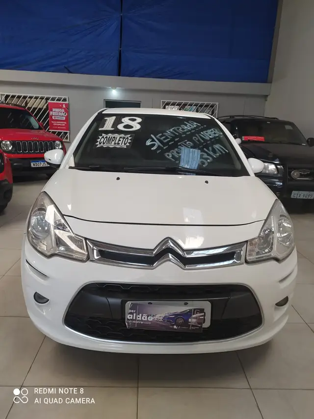 Carro Citroën C3 2018 Origine 1.2 12V (Flex)