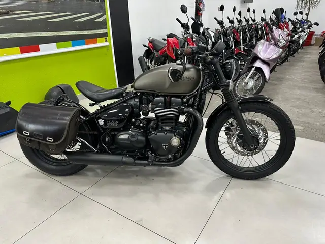 Moto Triumph Bonneville Bobber 2018 1200cc