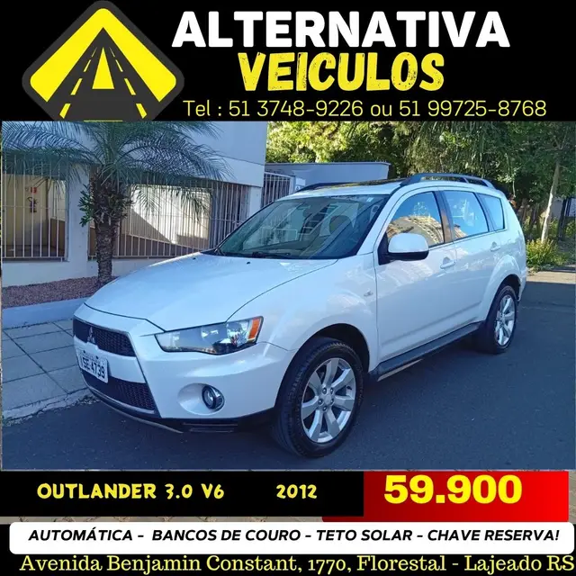 Carro Mitsubishi Outlander 2012 GT 3.0 V6