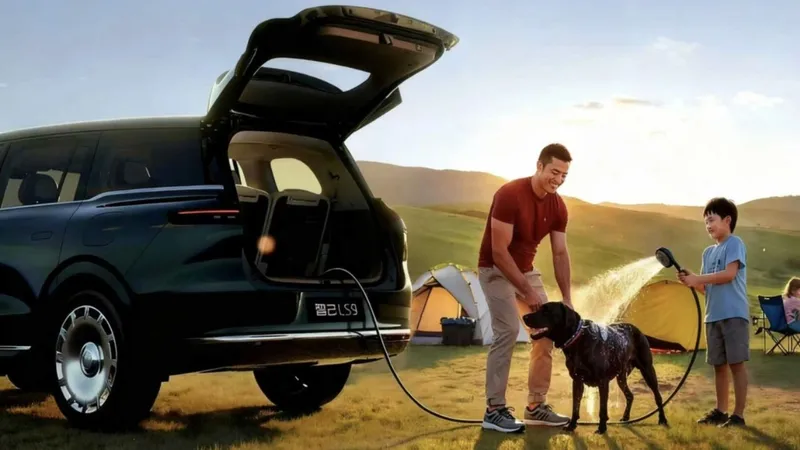 Carro com chuveiro? SUV de luxo chinês é lançado com ducha como item de série