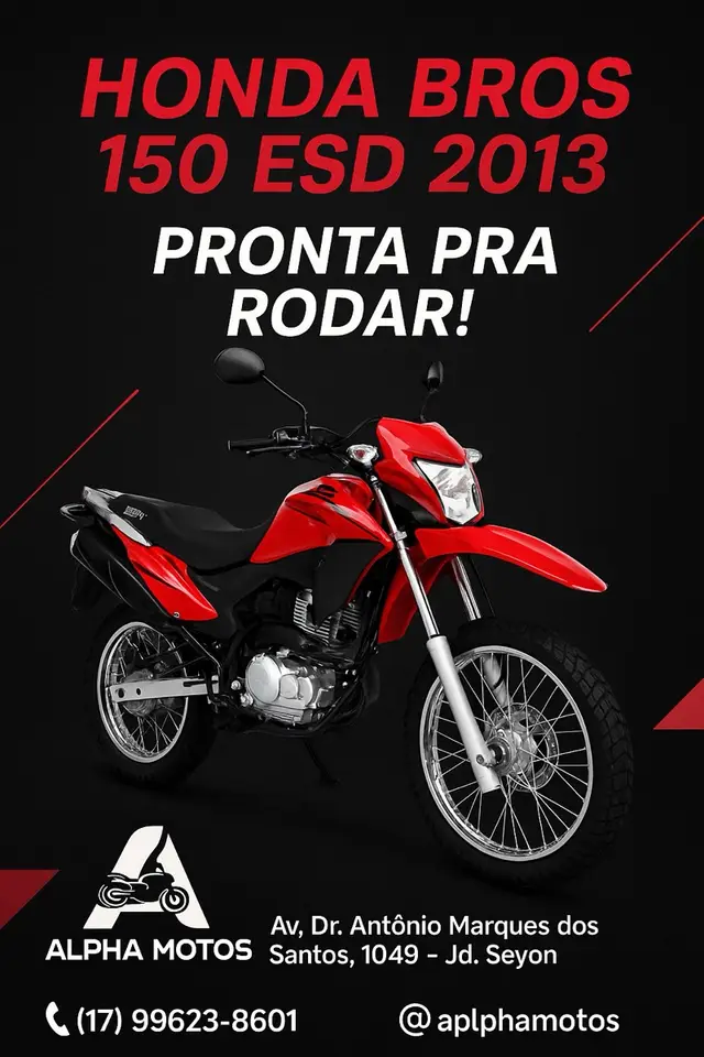 Moto Honda NXR 150 2013 Bros ESD