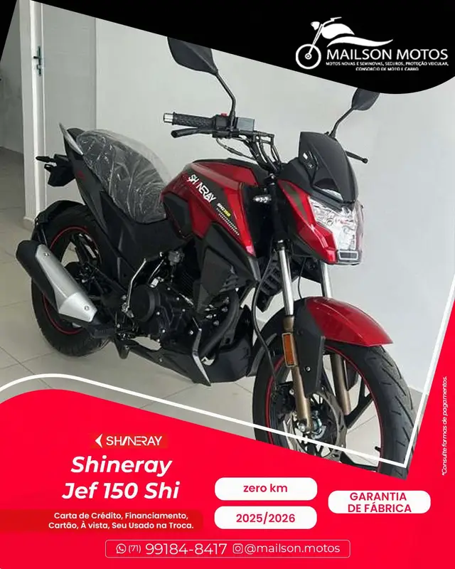 Moto Shineray JEF 150 2026 S