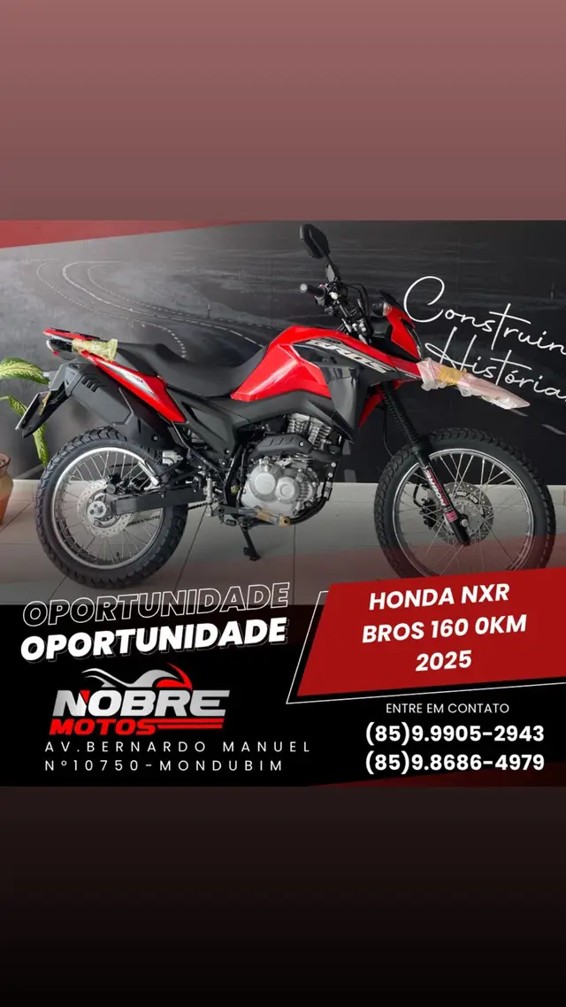 Moto Honda NXR 160 2025 Bros ABS