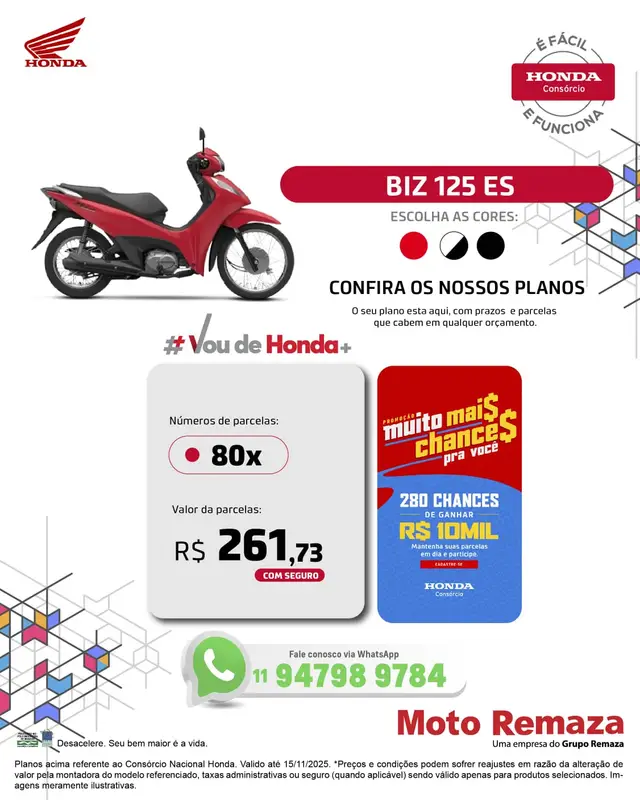 Moto Honda Biz 125 2026 i Flex