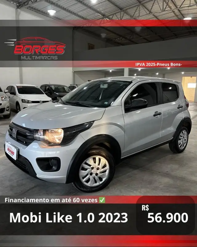 Carro Fiat Mobi 2023 Like 1.0 (Flex)
