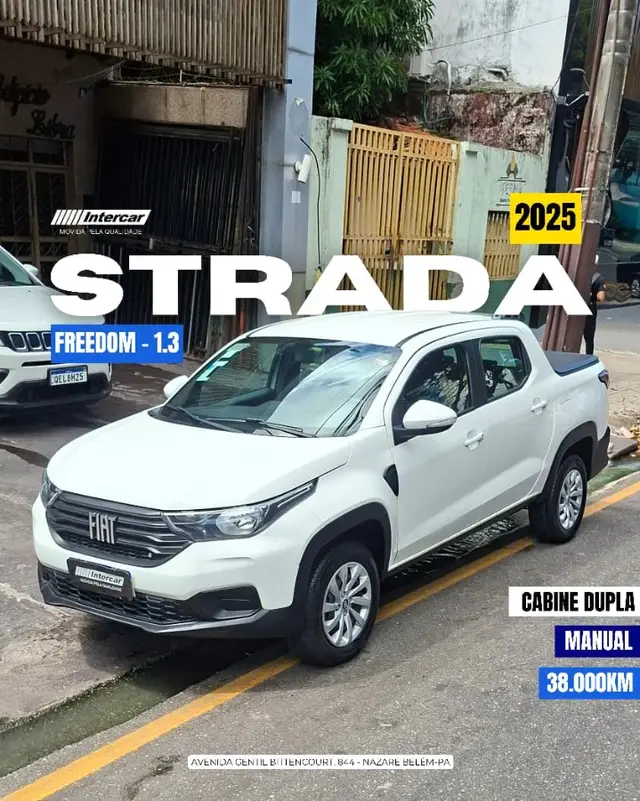 Carro Fiat Strada 2025 Freedom 1.3 Flex 8V CD