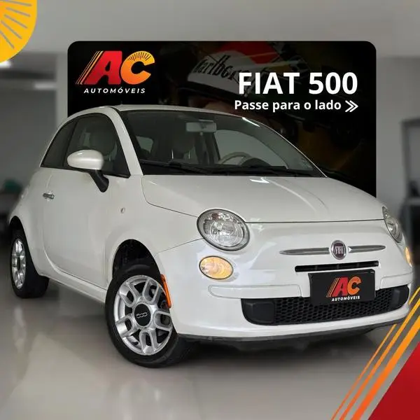 Carro Fiat 500 2012 Cult 1.4 8V