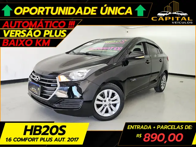 Carro Hyundai HB20S 2017 1.6 Comfort Plus (Aut) (Flex)