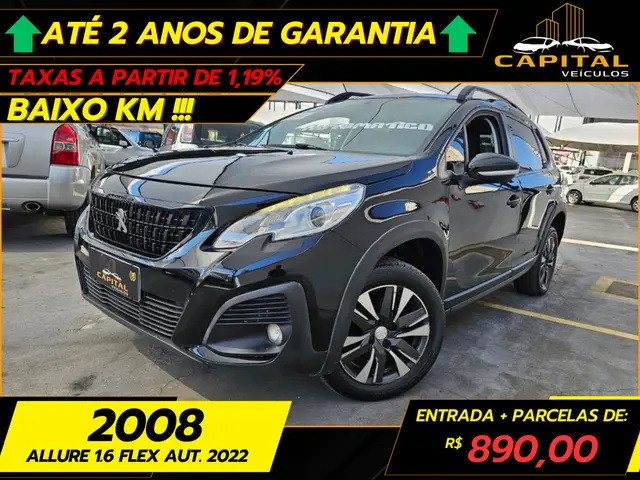 Carro Peugeot 2008 2022 Allure 1.6 16V (Aut) (Flex)