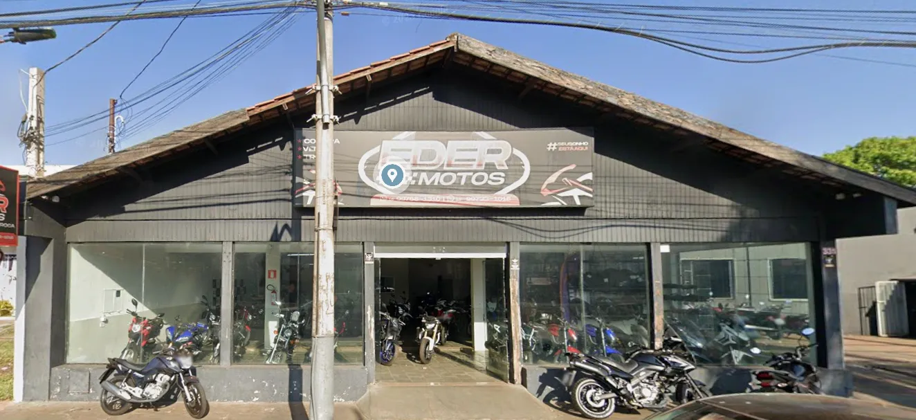 Fachada da loja Veículos à venda em EDER LUIZ DE SOUZA MOTOCICLETAS LTDA - Jaboticabal - SP