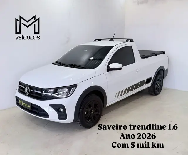 Carro Volkswagen Saveiro 2026 Trendline CS 1.6