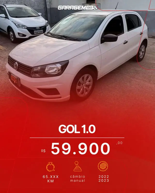 Carro Volkswagen Gol 2023 1.0 12v (Flex)