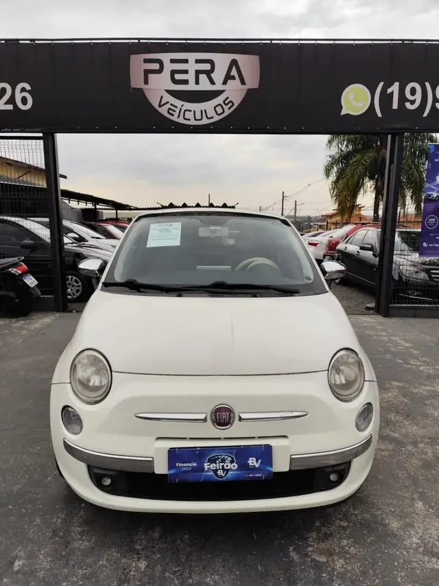 Carro Fiat 500 2010 Lounge 1.4 16V