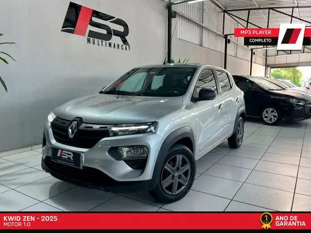 Carro Renault Kwid 2025 Zen 1.0 12v SCe (Flex)