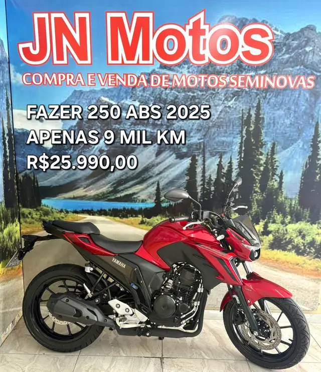 Moto Yamaha Fazer FZ25 2025 Connected