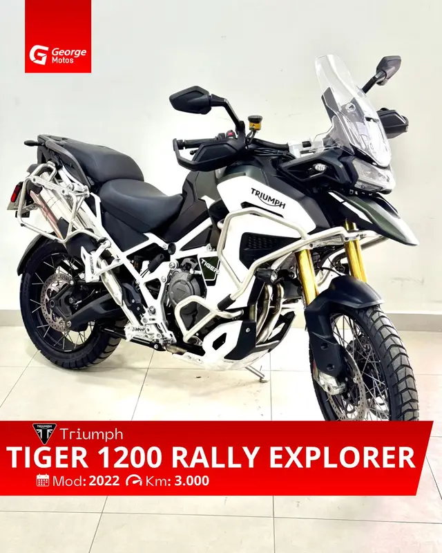 Moto Triumph Tiger 1200 2022 Rally Explorer