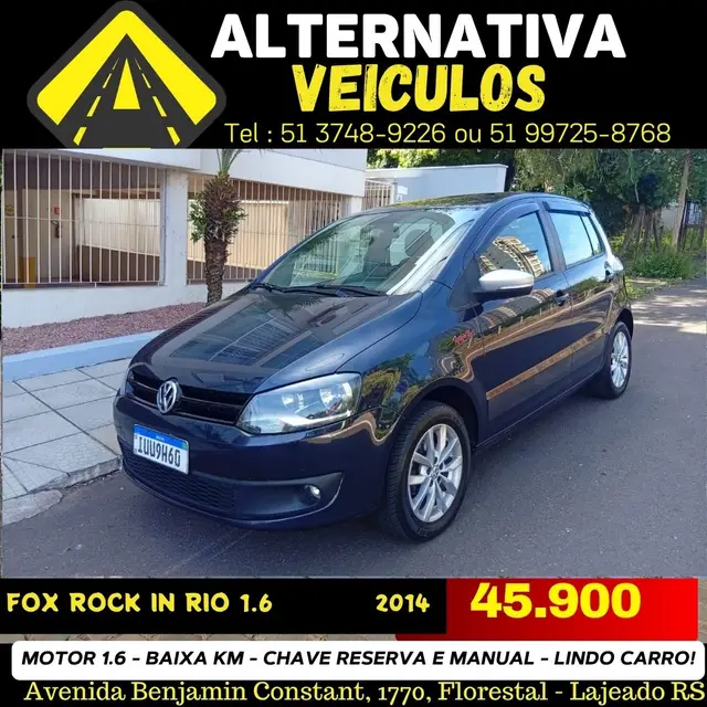 Carro Volkswagen Fox 2014 1.6 VHT Rock in Rio (Flex)