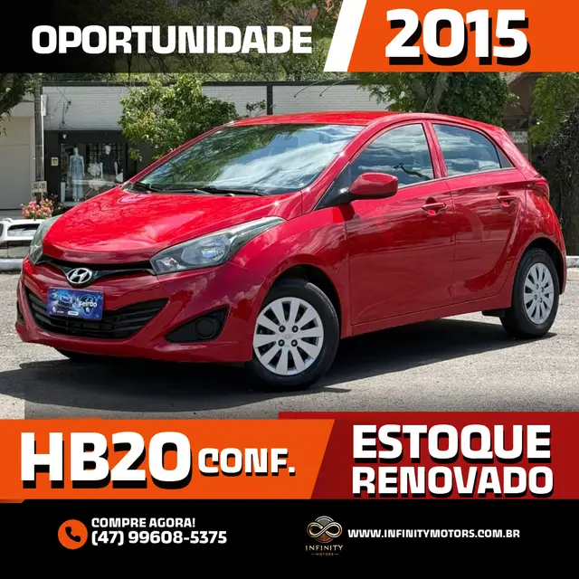 Carro Hyundai HB20 2015 1.0 Comfort (Flex)