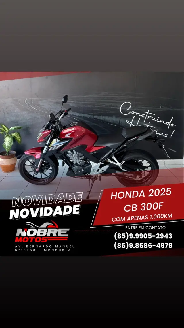 Moto Honda CB 300F Twister 2025 (ABS)