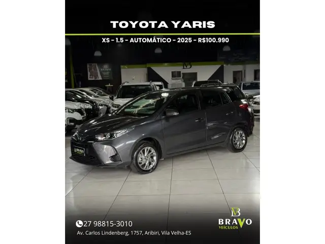Carro Toyota Yaris 2025 XS 1.5 (Flex) (Aut)