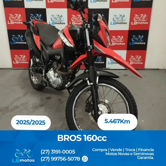 Moto Honda NXR 160 2025 Bros CBS
