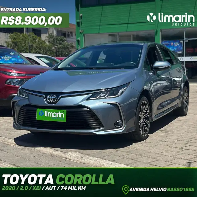 Carro Toyota Corolla 2020 2.0 XEi Multi-Drive S (Flex)