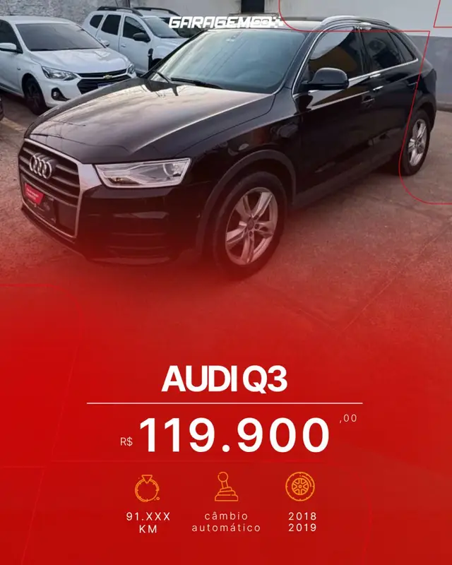 Carro Audi Q3 2019 1.4 TFSI Black Edition S Tronic (Flex)