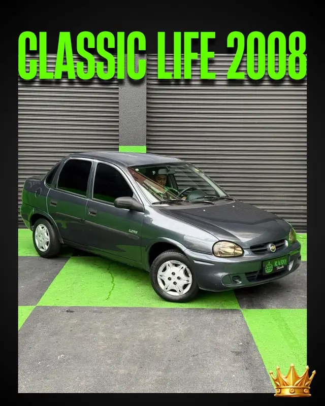 Carro Chevrolet Classic 2008 Corsa Sedan  Life 1.0 VHC (Flex)